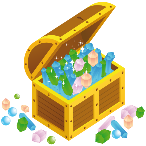 Art of crates, representing the mystery crates of Hack the Treasure